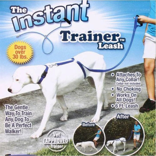 Adjustable No-Pull Dog Leash Trainer for Small to Medium Dogs 6 Ft Walking Control Harness Stop Pulling Puppy Training