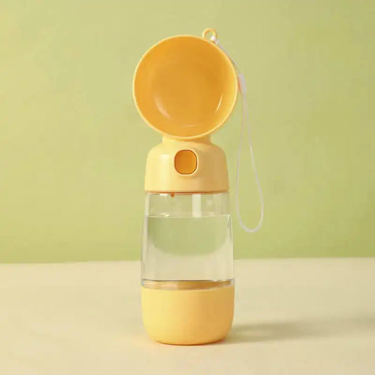 2 in 1 Portable Outdoor Dog Water Bottle 400ml