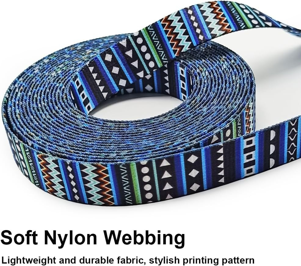 20FT Long Nylon Dog Training Leash for Obedience Recall and Agility Practice, Heavy Duty Tie Out Lead for Medium and Large Dogs Yard and Outdoor Use