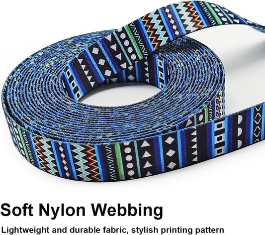 20FT Long Nylon Dog Training Leash for Obedience Recall and Agility Practice, Heavy Duty Tie Out Lead for Medium and Large Dogs Yard and Outdoor Use